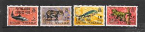 FISH - BRITISH HONDURAS #251-4 MNH