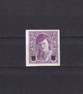 SA12f Bosnia and Herzegovina 1918 Newspaper stamp surcharged hinged stamp imperf