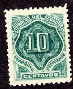 Ecuador, Scott # J4, MH, 2013 Cat = $ 6.00, Lot 220312 .