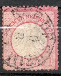 [AC] Germany 1872 #4 Mi 4 *USED* - Small Eagle