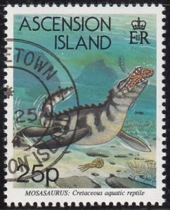 Ascension 1994 used Sc #577 25p Mosasaurus