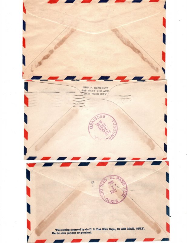 US 3 used first flight covers