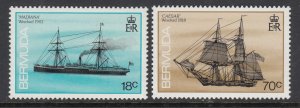 Bermuda 545-546 Ships MNH VF