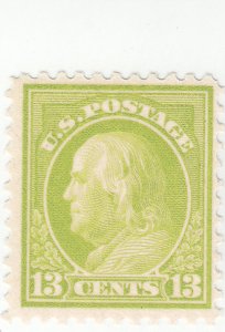 Scott # 513 - 13c Apple Green - Franklin - MNH - SCV $21.00