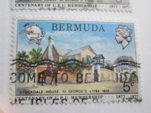 Bermuda #350 used  2022 SCV = $0.25