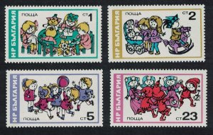 Bulgaria Child Welfare 4v 1976 MNH SG#2478-2481