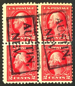 U.S. #425 USED BLOCK OF 4 