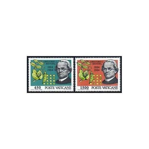 Vatican 729-730,MNH. Michel 844-845. 1984.Gregor Johann Mendel,biologist,1984.