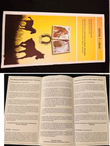 CMI) 2016. BRAZIL. HORSES. BROCHURE ON THE DIPLOMATIC RELATIONSHIP. XF
