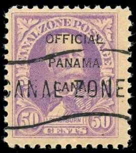 momen: Canal Zone Stamps #O8 Precancelled VF