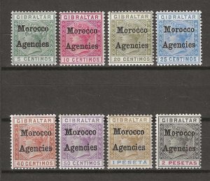 MOROCCO AGENCIES 1899 SG 9/16 MINT