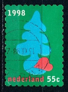 Netherlands #1018s Single Used