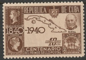 Cuba 1940 Sc C32 air post MH* partial gum