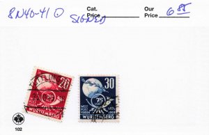 GERMANY  8n40-41  signed  used