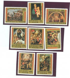 Niger #614-21  Single (Complete Set)