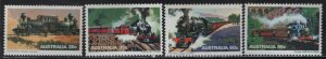 AUSTRALIA, 707-710, 1979, TRAINS