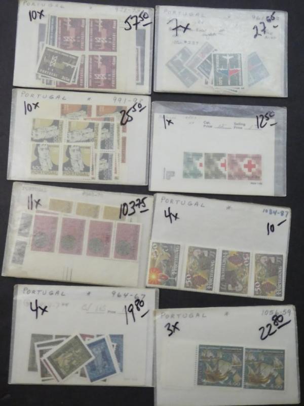 EDW1949SELL : PORTUGAL 1958-1980 Clean VFMNH grouping of all Cplt sets Cat $3392