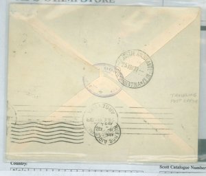 Argentina  ambulante - traveling post office, 15 stamps on front are very attractive