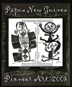 Papua New Guinea MNH S/S 1317 Pioneer Art 2008