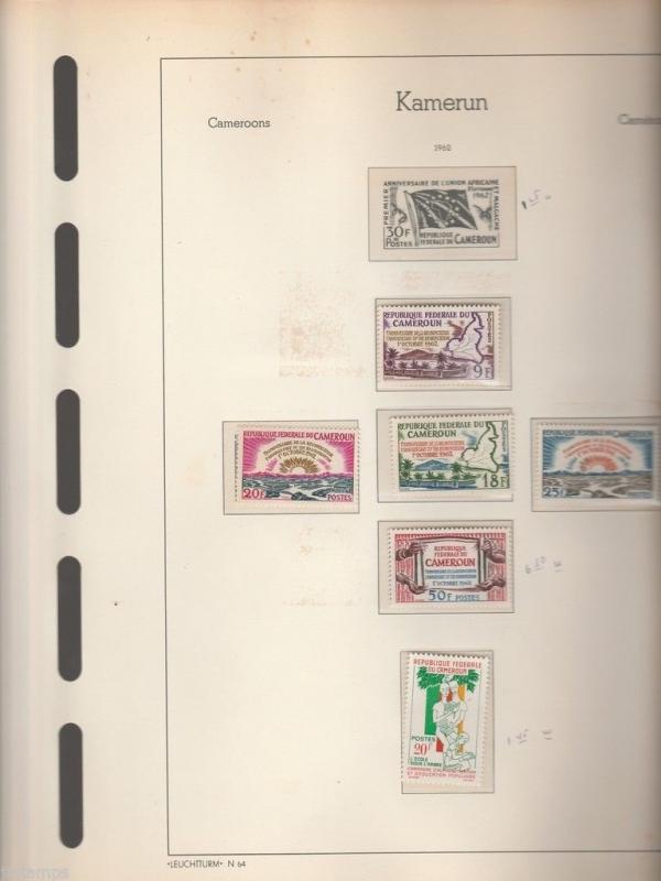 Ivory Coast  Collection 1959-1965 VF MNH $ 180.00 value on Album Pages