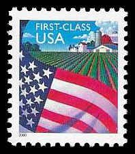 PCBstamps  US #3448 (34c)Flag over Farm, perf. 11.25, MNH, (22)