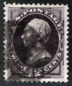 US Sc 162 Used NYFM Cancel CBNCo 12¢ 1873