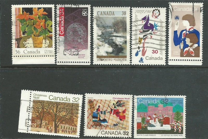 Canada 915,1004,1040,1062,1070,1092,1148,1256   Used VF   PD