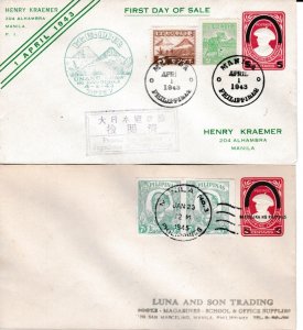 Philippines Japanese Occupation Covers