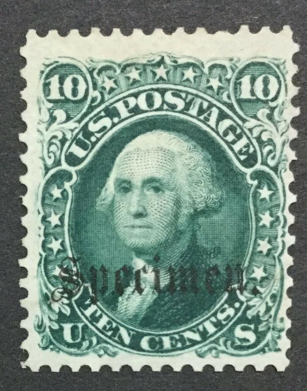 MOMEN: US #68S SPECIMEN UNUSED #25872