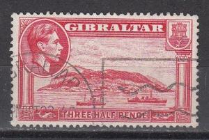 Gibraltar Scott 109b Used (Catalog Value $45.00)