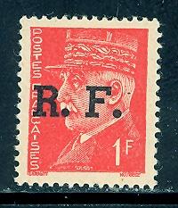France 437 mint hinged - overprint (RS)