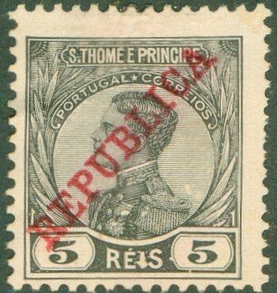 ST THOMAS & PRINCE ISLANDS 107 MH BIN $0.50