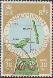 New Hebrides, #243 Used  From 1977-78