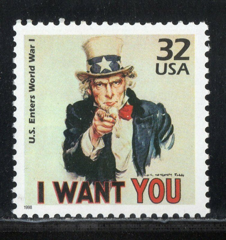3183i ** US ENTERS WORLD WAR I ** U.S. Postage Stamp MNH