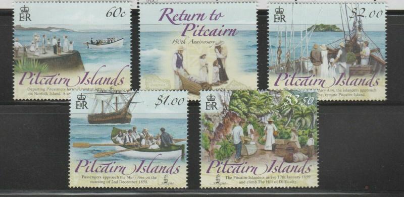 PITCAIRN ISLANDS Queen Elizabeth Era 2009 Return of the Pitcairn Islander