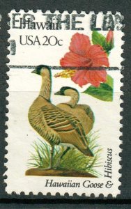 1963 Hawaii Birds and Flowers used single - perf 10.5 x 11