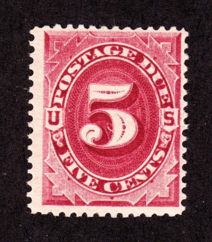 US J25 5c Postage Due Mint F-VF OG LH SCV $100