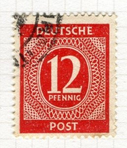 GERMANY BERLIN British/US Zone 1946 numeral issue used hinged 12pf. value