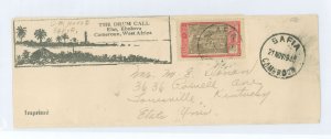 Cameroun 195 1945 single franking