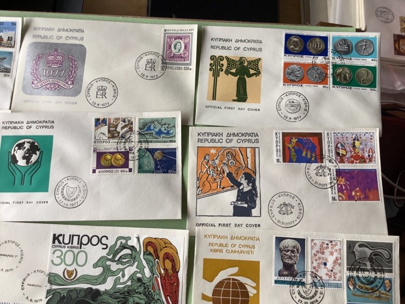 Cyprus first day covers 16 items Ref A1902