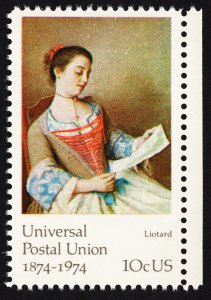 US 1533 MNH VF 10 Cent Universal Postal Union -J.E. Liotard