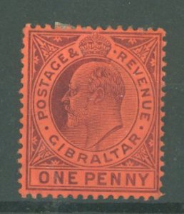 Gibraltar #40 Unused Single