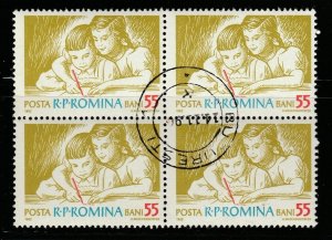 Romania Commemorative Stamp Used Block of Four A20P41F2646-