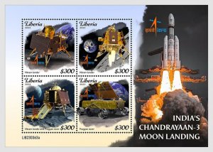 LIBERIA 2023 MNH India's Chandrayaan-3 moon landing #363a