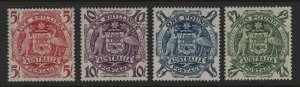 Australia Scott # 218 - 221 VF mint OG LH with nice color scv $ 253 ! see pic !