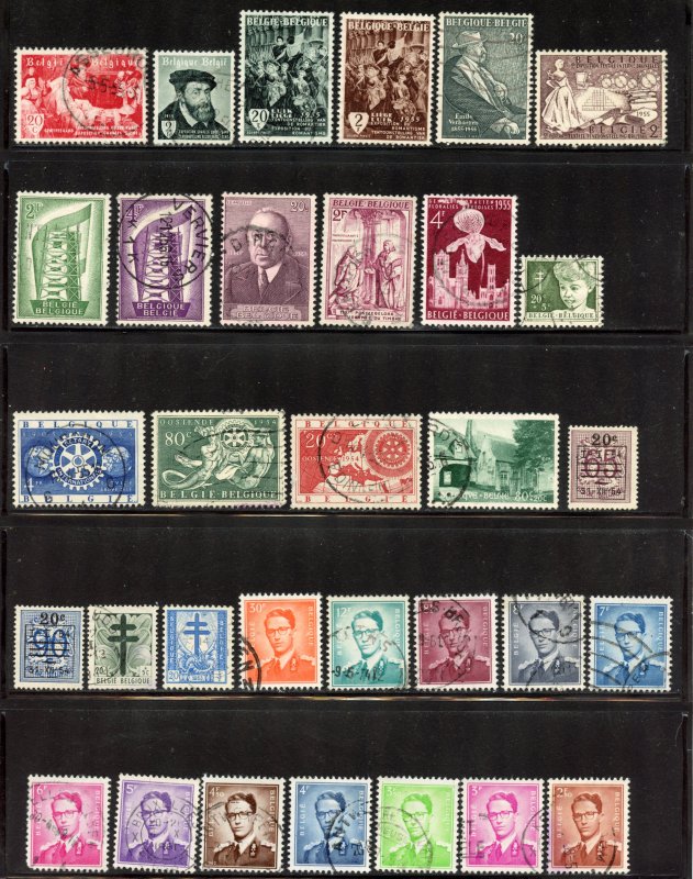 Belgium Lot, Used.