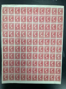 USA #79-E25c Extra Fine Never Hinged Showpiece Full Sheet Of 100