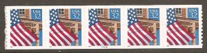 US SC 2915A Plate 88888 MNH Strip of 5