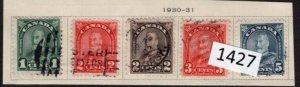 $1 World MNH Stamps (1427), Canada Scott 162 169, USED set, see image