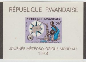 Rwanda Scott #58a Stamp - Mint NH Souvenir Sheet